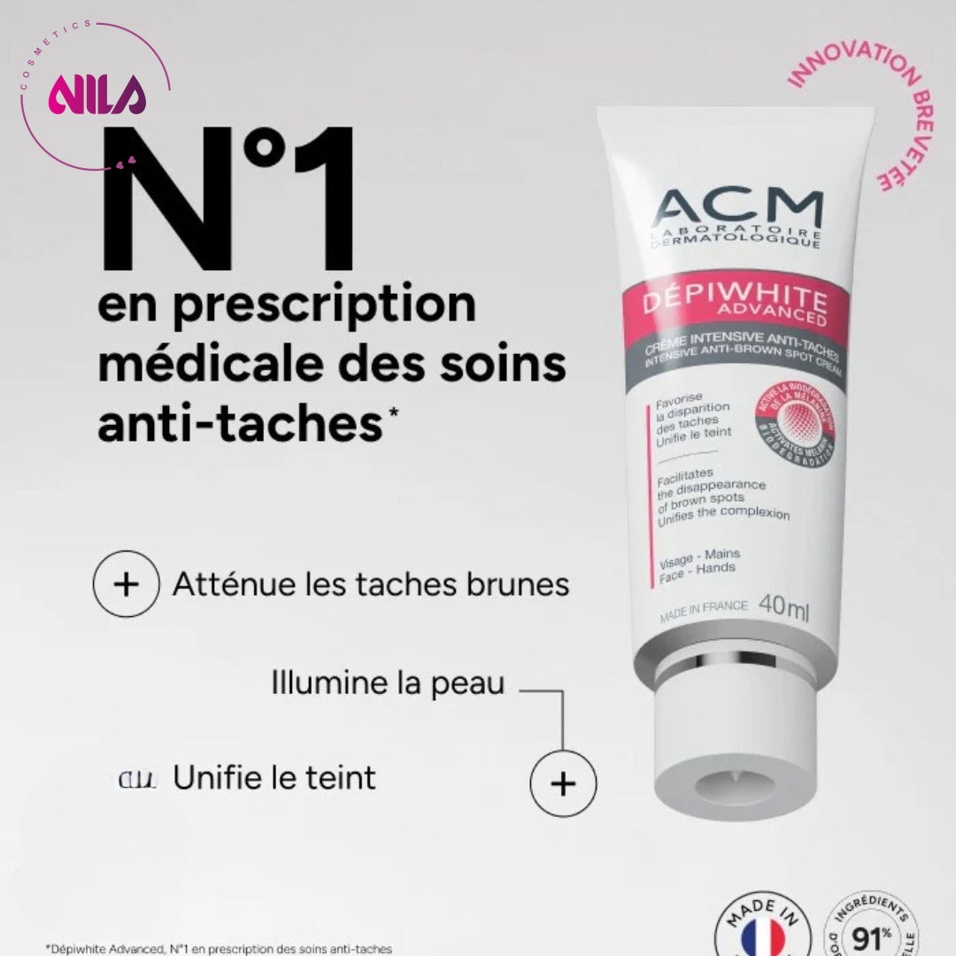 کرم ضد لک ای سی ام مدل DepiWhite Advanced حجم 40 میل